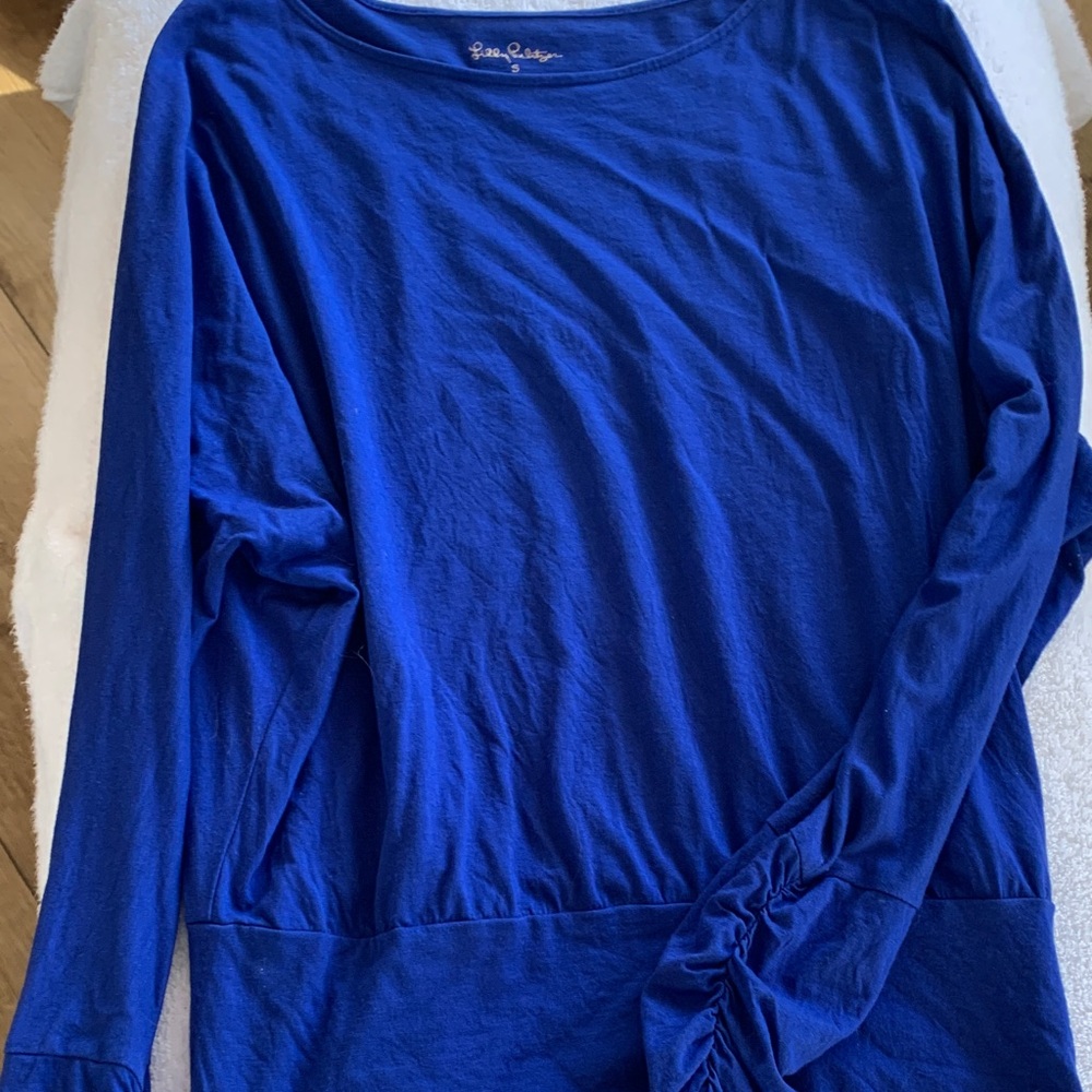 Lilly Pulitzer Royal Blue Long Sleeve Top